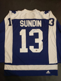 Mats Sundin Signed Toronto Maple Leafs Adidas Jersey Sports Auth