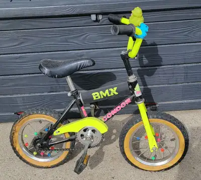 Vintage 80s 90s Kids Condor BMX Bike Neon, View more