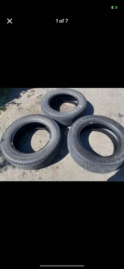 3 Goodyear wrangler SR-A all season summer tires 275/60/20. Has tread death and life left in them bu...