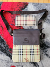 Burberry Designer Bag and Continental Wallet Lather (London)