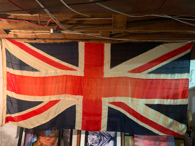 Antique Union Jack Flag in Arts & Collectibles in Moncton - Image 3