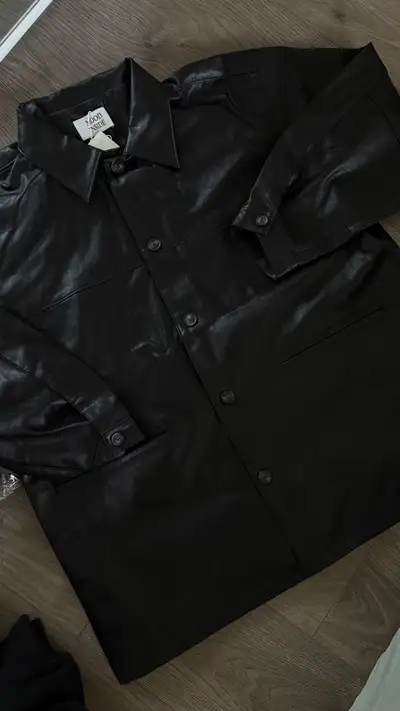 ✨Korea brand  | Oversized leather jacket, View more