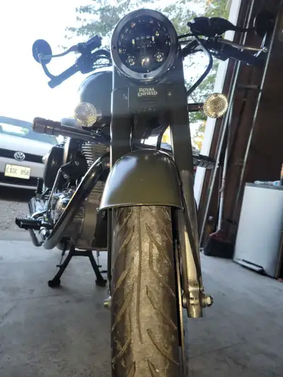 Royal enfield in very good condition. 40 km/ litre mileage. Lots of modifications. Comes with stock...