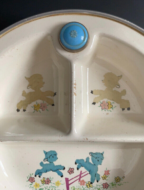 VINTAGE INFANT FEEDING DISH BOWL MAJESTIC USA Collectibles in Arts & Collectibles in North Bay - Image 3