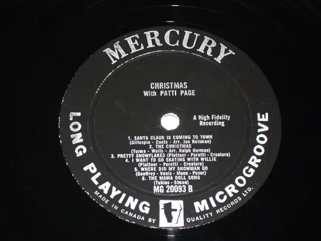 Patti Page - Christmas with (1955) LP62863257233538123