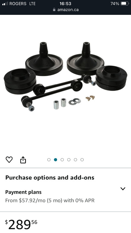 2 Door Jeep JK Leveling Kit in Other Parts & Accessories in Markham / York Region - Image 4