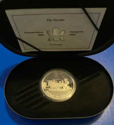 Canada 2000 The Toronto Transportation $20 Coin, View more