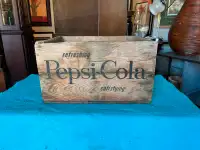 Old Pepsi Wood Crate