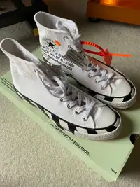Converse x Off White limited edition Chuck 70 All Star