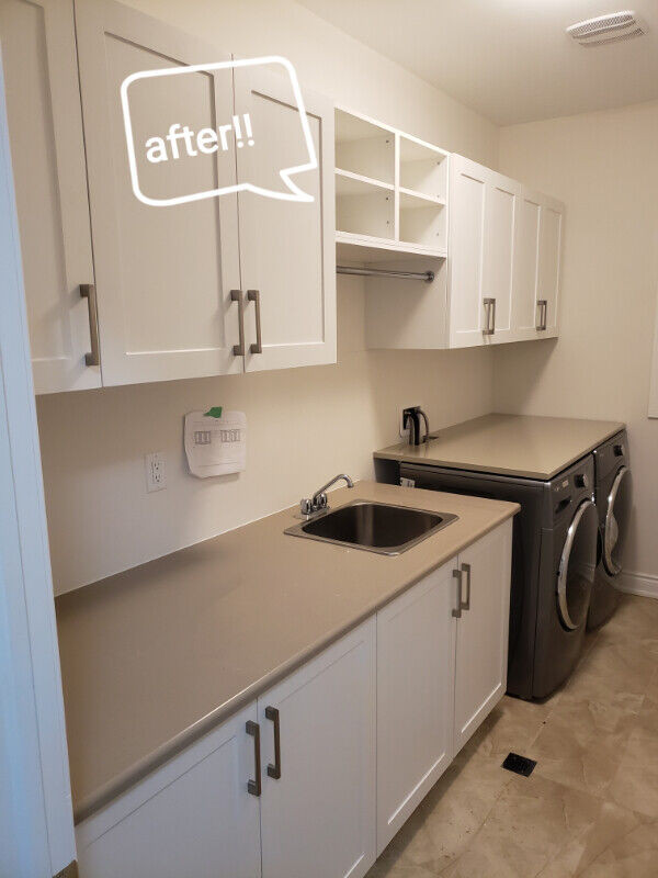 Laundry room makeover in Cabinets & Countertops in Mississauga / Peel Region - Image 2