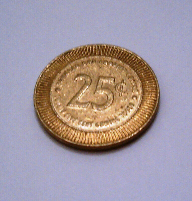 Thunder Bay Charity Casino gaming token 25 cents in Arts & Collectibles in Thunder Bay - Image 4