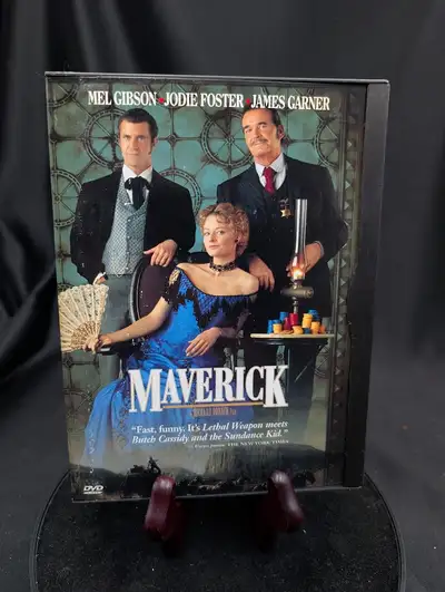 Maverick DVD 1994 Mel Gibson Jodie Foster James Garner, View more