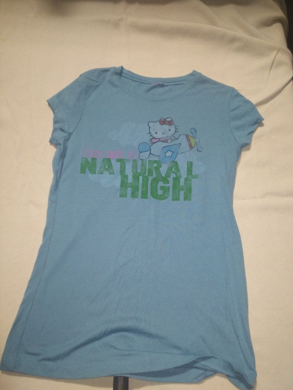 shirt: hello kitty 'I'm on a natural high' in Women's - Tops & Outerwear in Cambridge