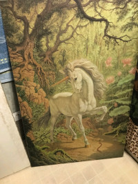 Antique Unicorn Poster