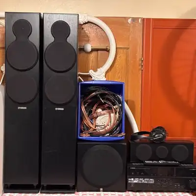 Complete Yamaha Home Theatre System – Receiver + Towers + Centre, View more