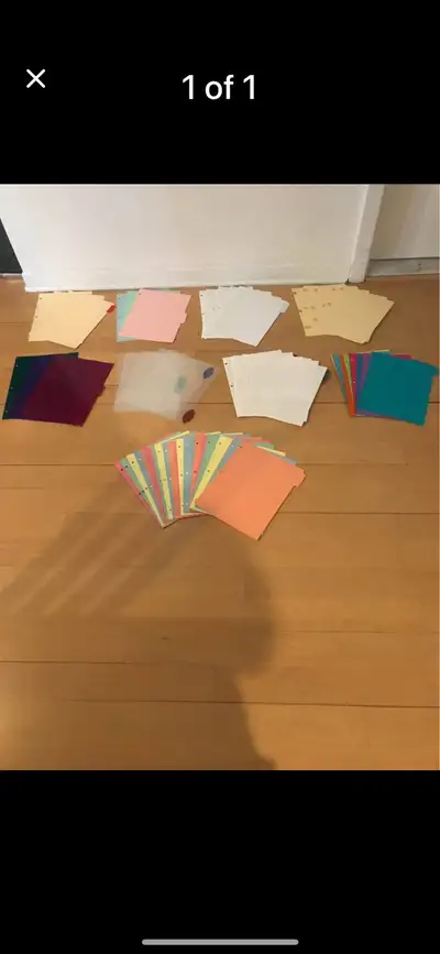57 Binder Divider Tabs for 20$ - 57 Onglets de Séparation $20, View more