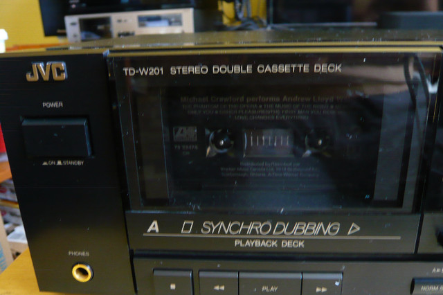JVC TD-W201 Stereo Double Cassette Deck in Stereo Systems & Home Theatre in Mississauga / Peel Region - Image 4