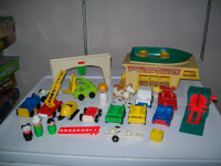 Vintage Fisher Price Little People Lot, various items