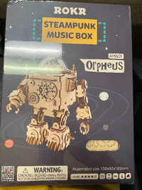 ROKR 3D Wooden Puzzle Music Box Craft Toys