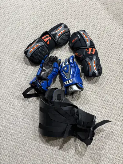 Lacrosse gear gloves arm kidney, View more