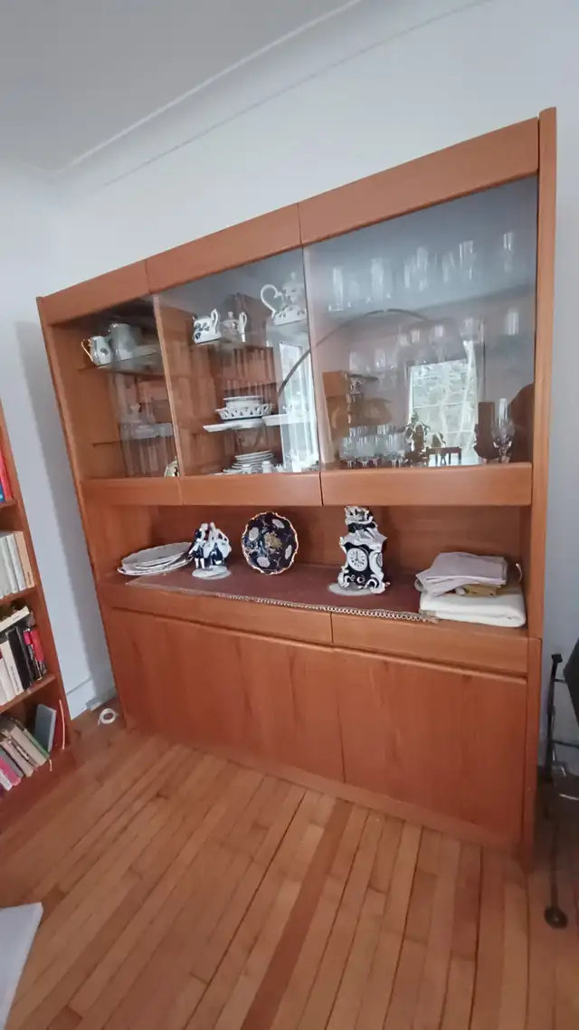 Teak Display Cabinet