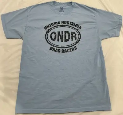 Ontario Nostalgia "ONDR" Drag Racers T-shirt size XL. Asking $30.00 or best offer.