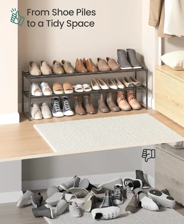 2-Tier Stackable Shoe Rack in Storage & Organization in Oshawa / Durham Region - Image 10