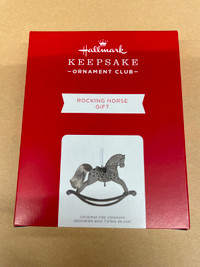 Hallmark Keepsake Ornament Club Rocking Horse Gift