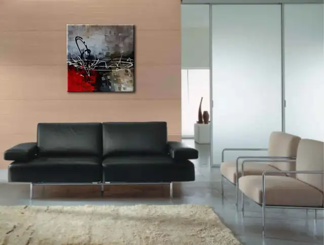 Melody 30”x30” Original Art Hand-Painted Abstract Painting in Home Décor & Accents in Saskatoon - Image 3