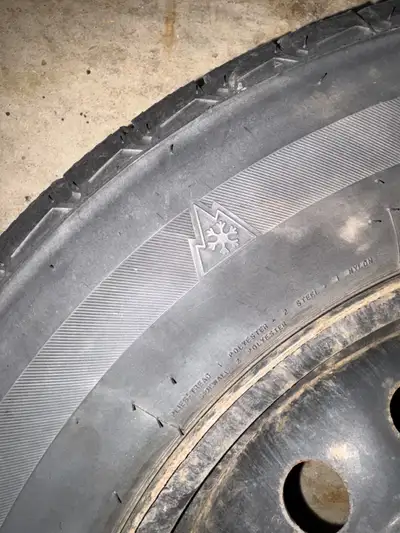 Firestone weather grip 225/65R17 with steel rims tread at 7/32 seconds