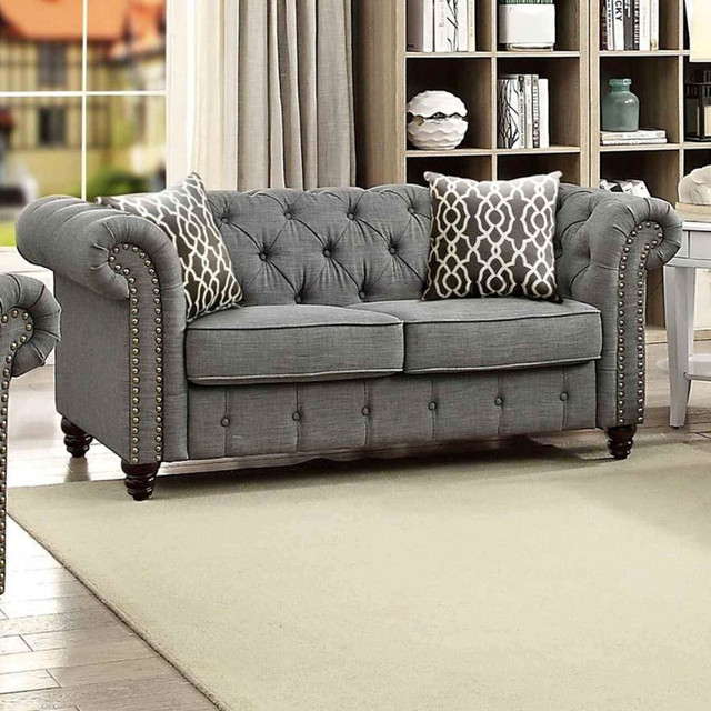Clearance Sale on Velvet tufted Sofa Set is on Sale. in Couches & Futons in Hamilton - Image 2