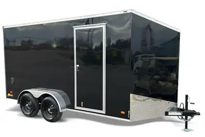 MISKA TANDEM AXLE (used). ramp door side door LED lights interior shelving interior lights Original...