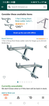 Ladder Jack's  for Scaffolding Stands 