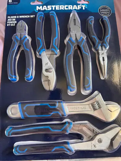 MASTERCRAFT Pliers and Wrench Set, View more