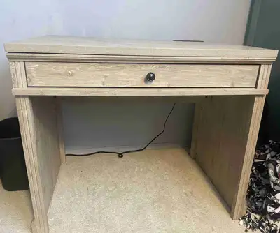 Desk light wood, View more