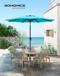 Patio Umbrella, 7.5 ft Outdoor Table Umbrella

