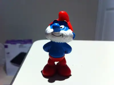 Brand new. It is one of the members of the Classic Smurf set. I have other members for sale too in K...