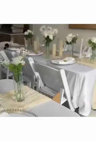 White Resin Chairs for Rent , View more