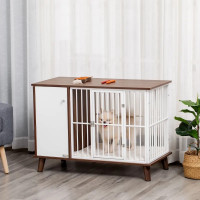 Furniture Style Dog Crate, Pet Cage Kennel End Table, Indoor Dec