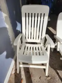 Chaise pour extérieur.