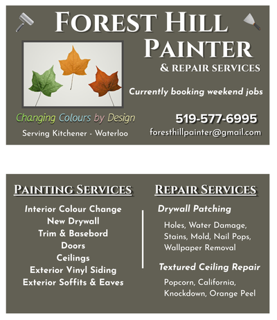 Forest Hill Painter - Weekend painting jobs available, View more