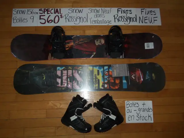 Plusieurs ensembles de snowboard planche a neige snow in Snowboard in Drummondville - Image 11
