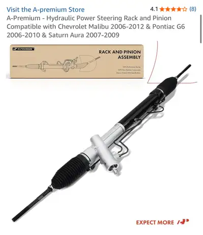 Power Steering Rack + Pinion Malibu G6 Aura, View more
