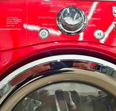 LG Electric Dryer Red in great condition. Be the first one to pick up… Works great, clean and ready...