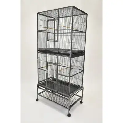 pour 2-4 petits perroquets - cage double superposé pour élevage, View more