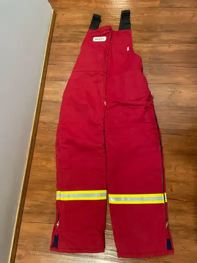 Fire resistant winter bib overalls, View more