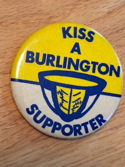Burlington Supporter Pin, View more
