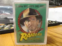 raiders of the lost ark movie cards 1981