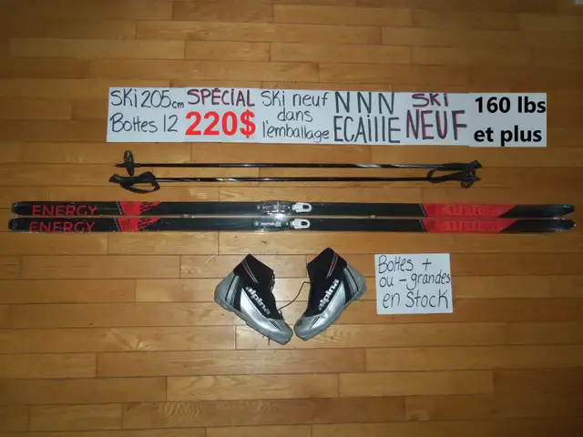 Ensembles kit de ski de fond écaille SKI NEUF in Ski in Lévis - Image 3