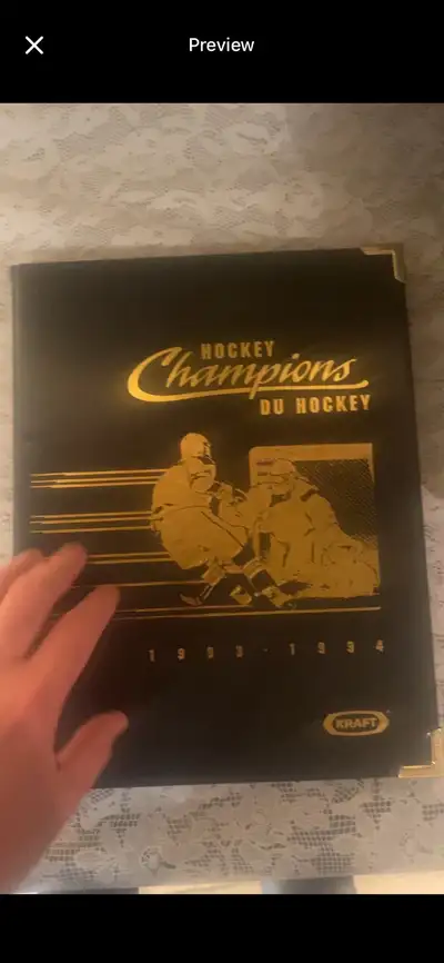 1993-94 Kraft Canada NHL Complete Hockey Factory Set in Album, View more